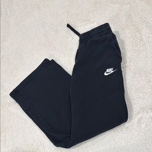 Girls wide leg Nike Black Sweatpants
